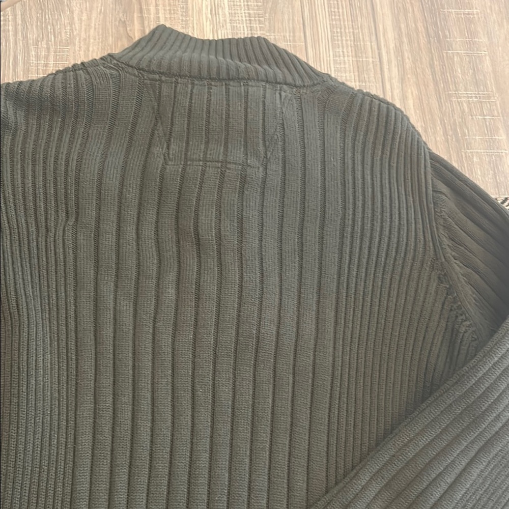 CLOSEOUT - Eddie Bauer Ribbed Button-Up Sweater - Picture 5 of 6